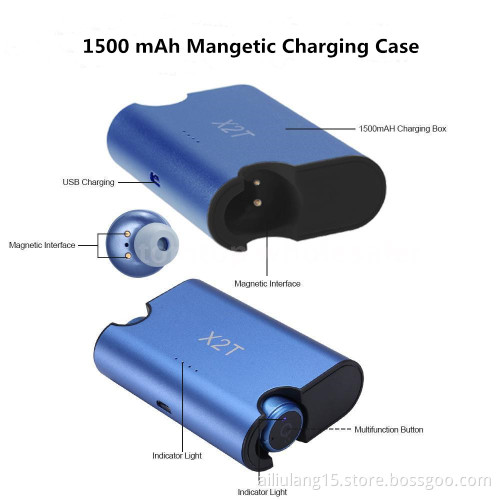 True cordless earphone bluetooth headset